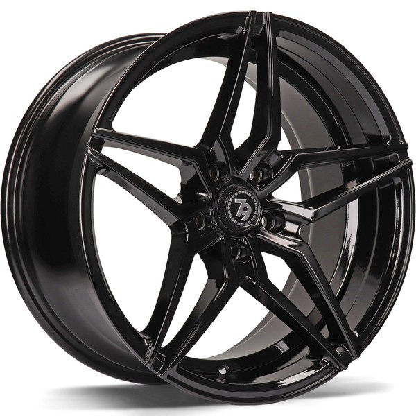 79WHEELS SV-A hliníkové disky 8x18 5x112 ET45 BG - Black Glossy