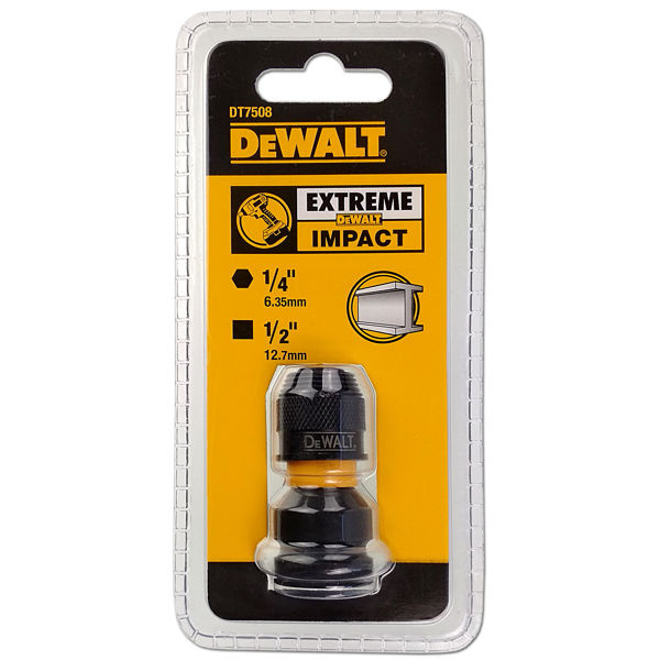 DeWalt DT7508 Adapter 1/2" auf 1/4" Nuss Bit Pneumatic Schlagschrauber Aufnahme eBay