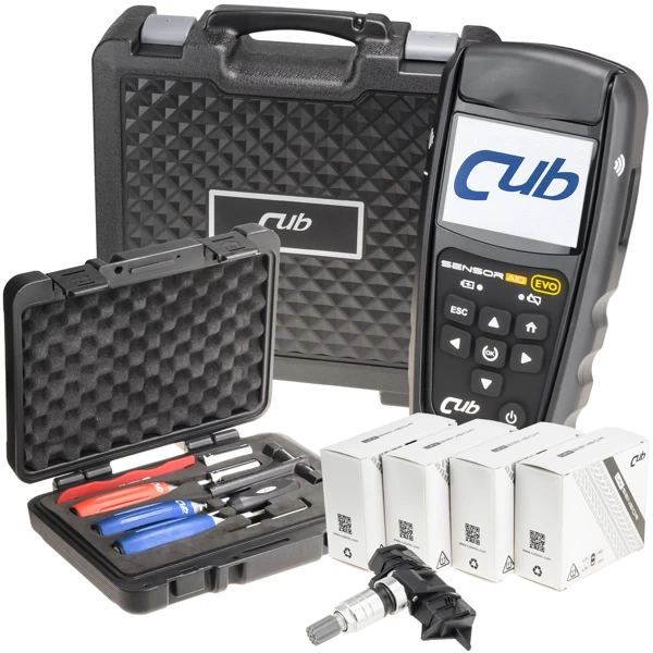Starter kit CUB Sensor AID 4.0 EVO TPMS Sensor Programmer Kit + 4 Uni