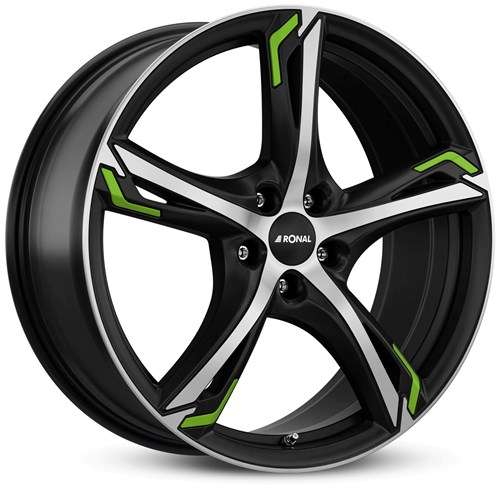 Alloy Wheels 17" 5x108 Ronal R62 green JBFG