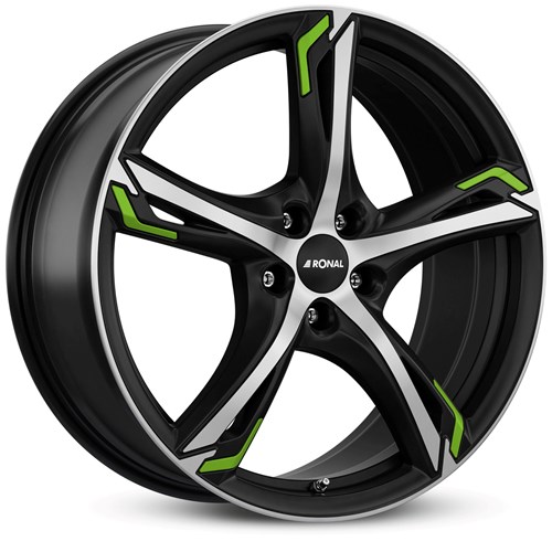 Alloy Wheels 18" 5x105 Ronal R62 green JBFG