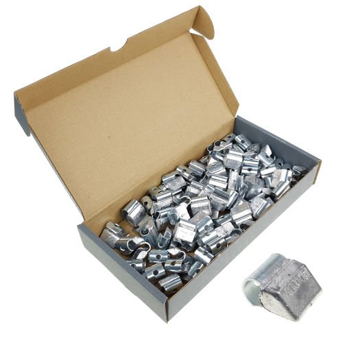 SPS ALU PB/A scooped weights for aluminum rims (15 g, lead) - 100 pcs. - Stix