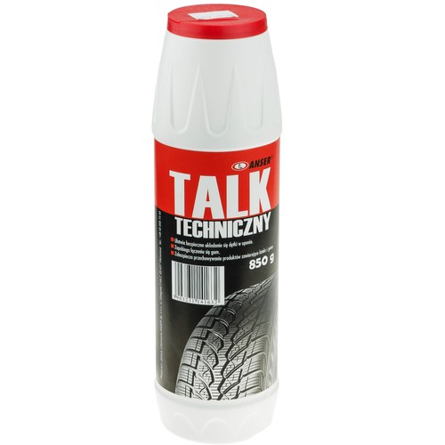 Technical talc for tires and tubes with dispenser 850g