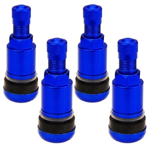 Valve for wheels X1 Series Blue Edition (Clamp-in, aluminum MS525) - 1 pcs. - Carbonado