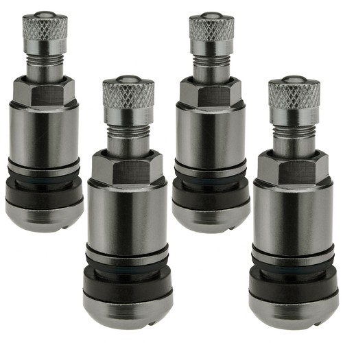 Valve for wheels X1 Series Grey Edition (Clamp-in, aluminum MS525) - 1 pcs. - Carbonado