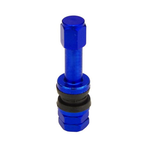 Valve for wheels X2 Series Blue Edition (Clamp-in, aluminum TR48E) - 1 pcs. - Carbonado