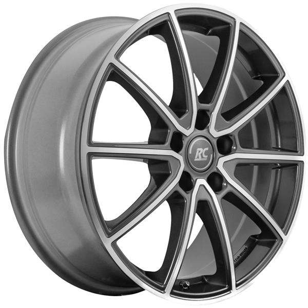 19 inch alloy wheels for Opel Astra (K) in Himalaya Grey full polished