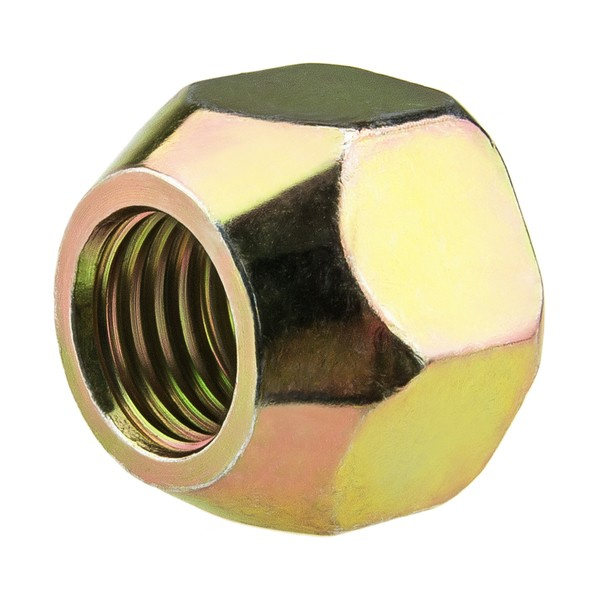 Lug nuts for steel rims, wheels M12x1,5 / Gold galvanized (open