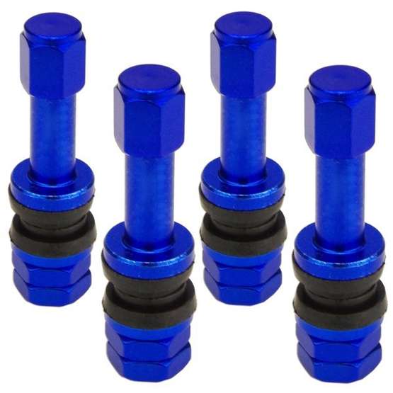 	Valve for wheels X2 Series Blue Edition (Clamp-in, aluminum TR48E) - 1 pcs. - Carbonado