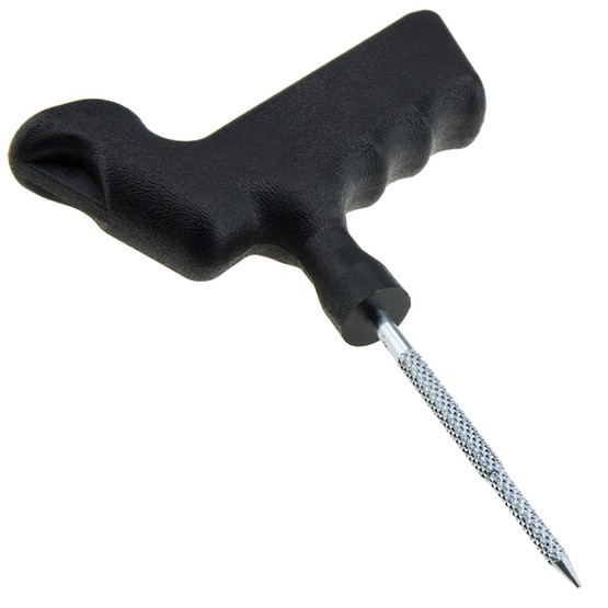 2-level rasp 4/6 mm, oxidised, composite L-handle - Stix