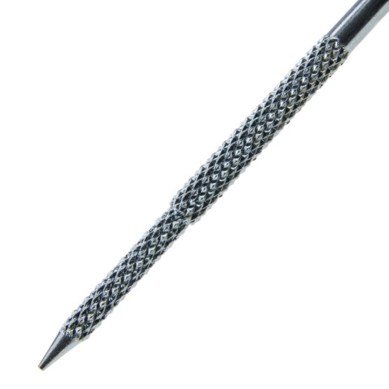 2-level rasp 4/6 mm, oxidised, composite L-handle - Stix