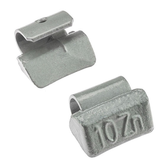 ALU Zinc scooped weights for aluminum rims ZN/A 10g / 100 pcs. - Stix