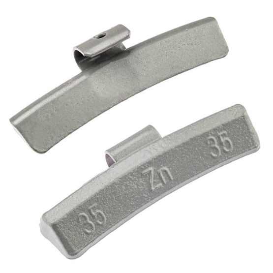 ALU Zinc scooped weights for aluminum rims ZN/A 35g / 50 pcs. - Stix