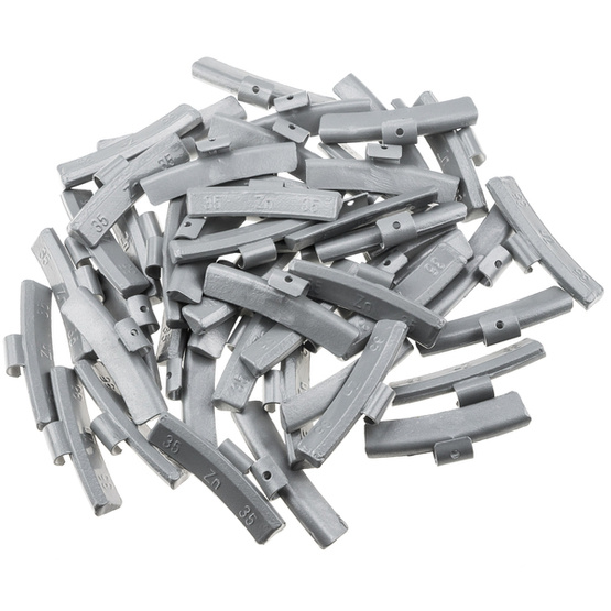 ALU Zinc scooped weights for aluminum rims ZN/A 35g / 50 pcs. - Stix