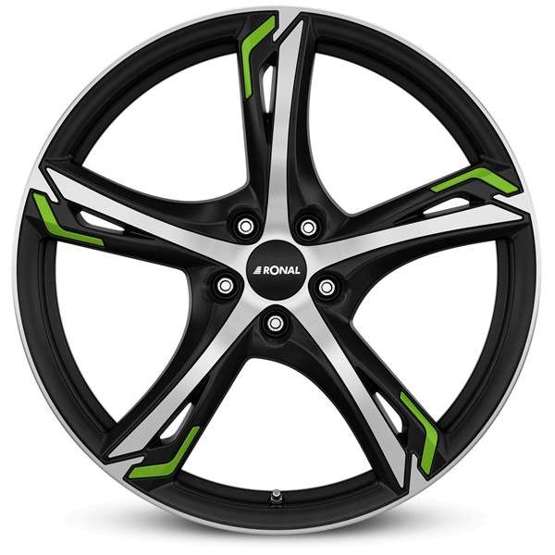 Alloy Wheels 17" 5x100 Ronal R62 green JBFG