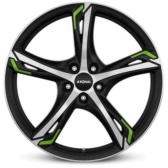 Alloy Wheels 17" 5x108 Ronal R62 green JBFG