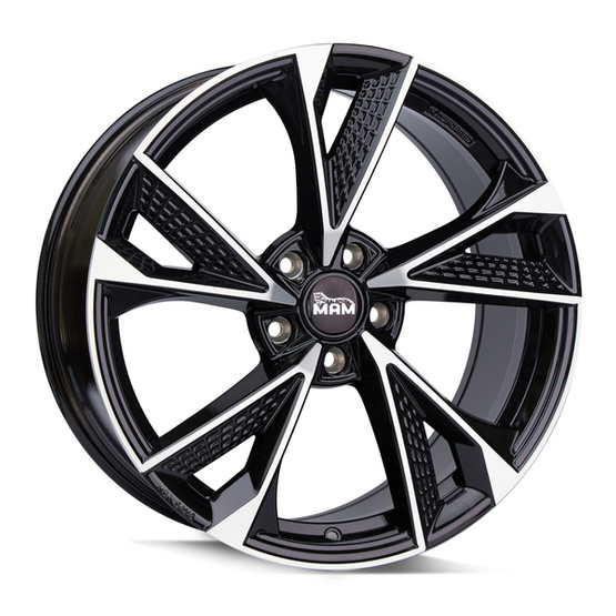 Alloy wheels 16'' 5x100 MAM Felgen RS6 BFP