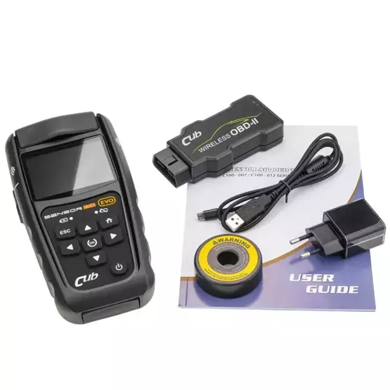 CUB TPMS Sensor AID 4.0 EVO pressure sensor programmer with OBDII