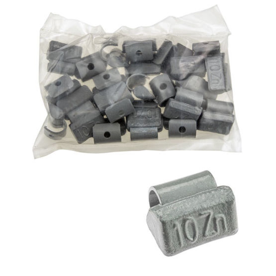 Clip on weights ALU Zink for aluminum wheels ZN/A 10g / 25 pcs. - Stix