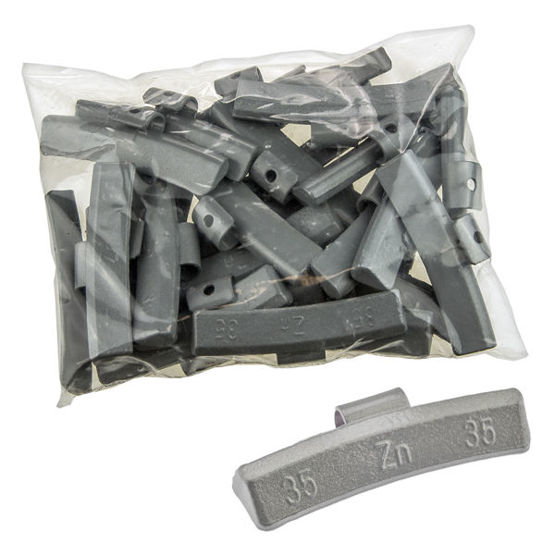 Clip on weights ALU Zink for aluminum wheels ZN/A 35g / 25 pcs. - Stix