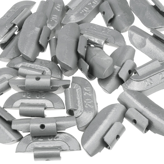 Clip on weights STD Zinc for steel wheels ZN/S 20g / 100 pcs. - Stix