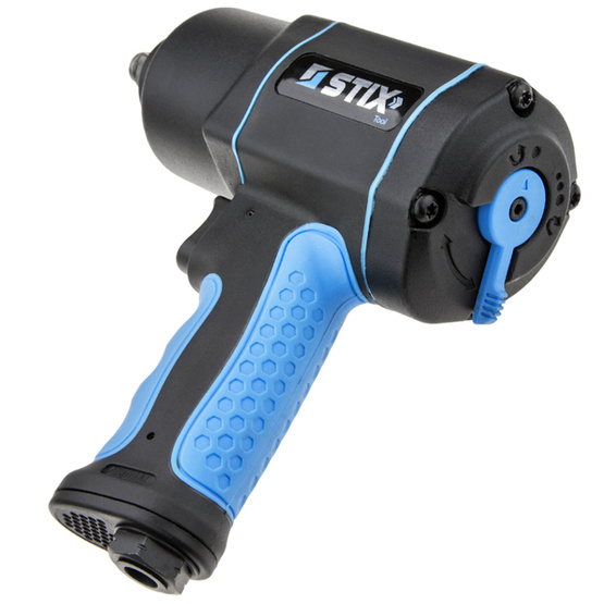 Composite Pneumatic Impact Wrench 1700Nm STIX STT-17 1/2" + Mini 1/4" Through Oiler + VG-32 Pneumatic Wrench and Tool Oil - 1L MEGAOIL-N