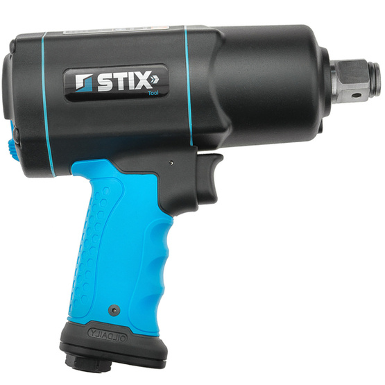 Composite Pneumatic Impact Wrench 2200Nm STIX STT-22 3/4" with Through Oiler and Suitcase