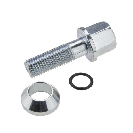 Floating bolt for rims changing spacing M12x1.5 - (movable cone) - Carbonado