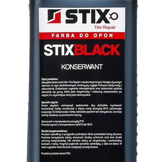 Paint black for tires - concentrate 1L - Stix Black