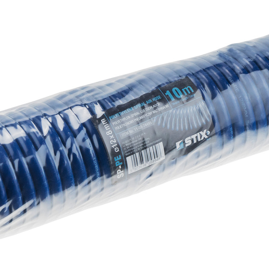 Pneumatic Spiral Hose SP-PE 12/8 mm (10 m), Polyethylene - STIX