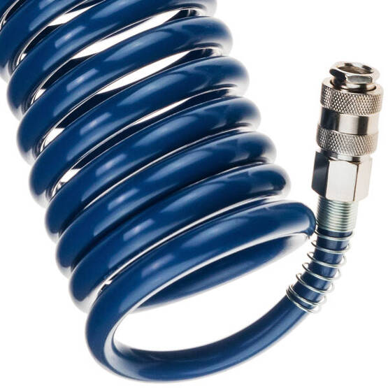 Pneumatic Spiral Hose SP-PE 12/8 mm (5 m), Polyethylene - STIX