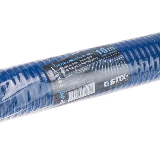 Pneumatic Spiral Hose SP-PE 8/5 mm (10 m), Polyethylene - STIX