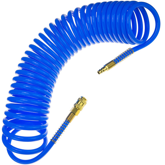 Pneumatic Spiral Hose SP-PU 12/8 mm (10 m), Polyurethane - PREMIUM STIX