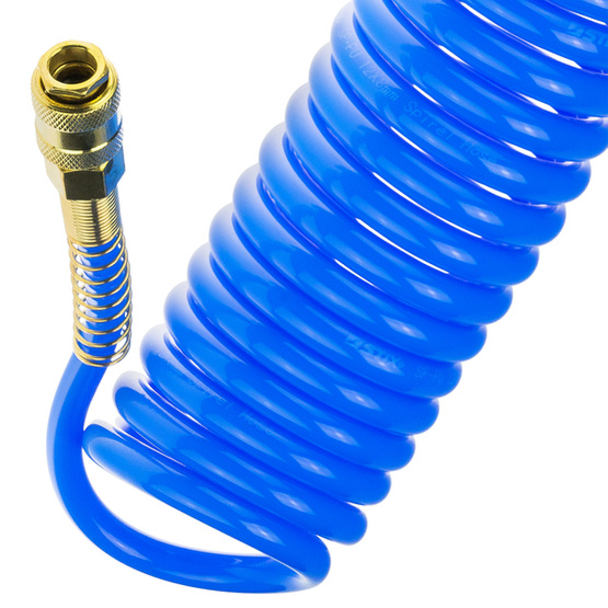 Pneumatic Spiral Hose SP-PU 12/8 mm (5 m), Polyurethane - PREMIUM STIX