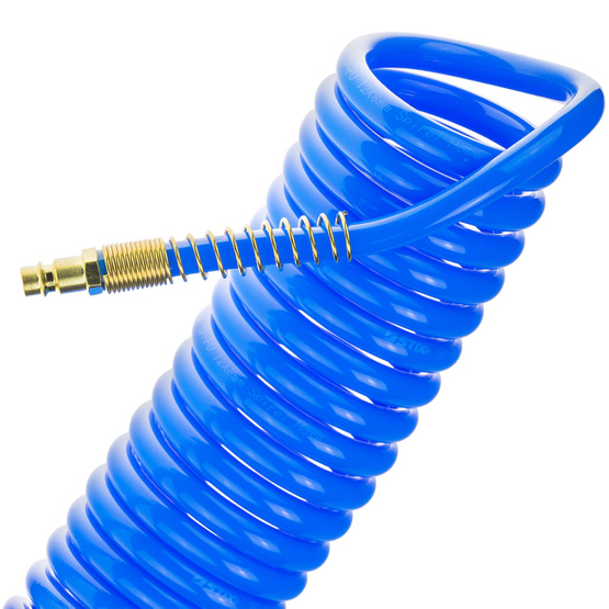 Pneumatic Spiral Hose SP-PU 12/8 mm (5 m), Polyurethane - PREMIUM STIX