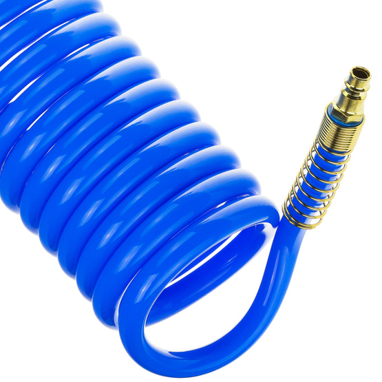 Pneumatic Spiral Hose SP-PU 14/10 mm (5 m), Polyurethane - PREMIUM STIX