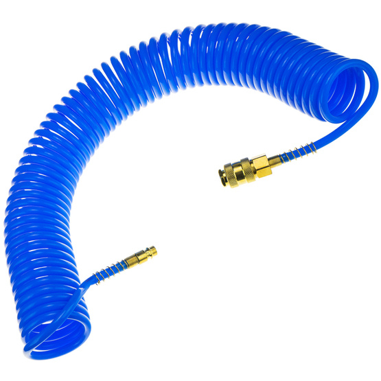 Pneumatic Spiral Hose SP-PU 8/5 mm (10 m), Polyurethane - PREMIUM STIX