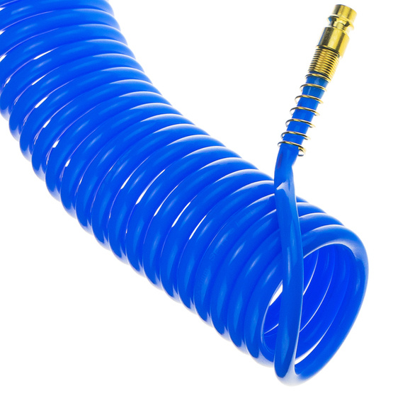 Pneumatic Spiral Hose SP-PU 8/5 mm (10 m), Polyurethane - PREMIUM STIX