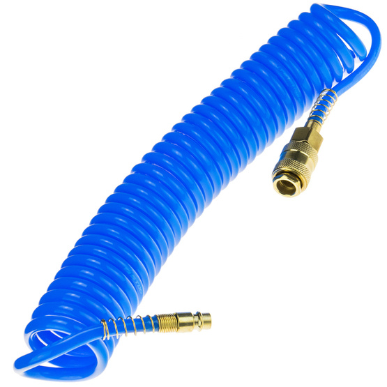 Pneumatic Spiral Hose SP-PU 8/5 mm (5 m), Polyurethane - PREMIUM STIX