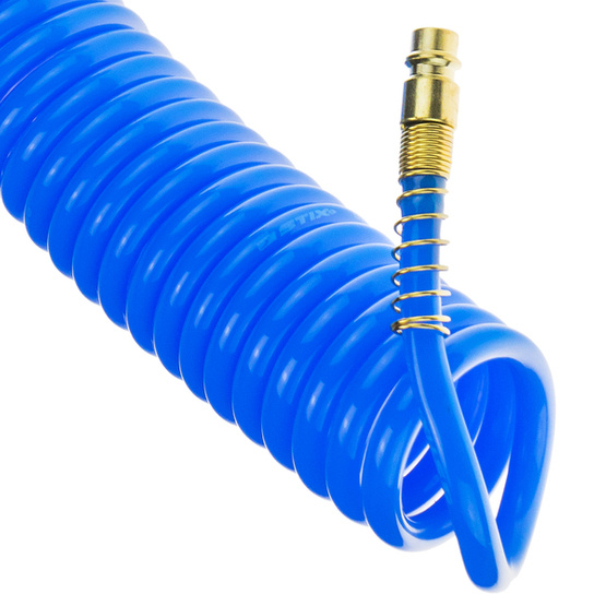 Pneumatic Spiral Hose SP-PU 8/5 mm (5 m), Polyurethane - PREMIUM STIX