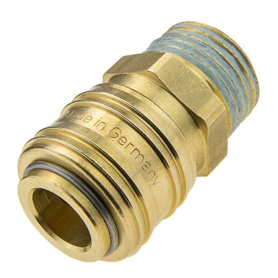 Quick coupling with male thread TYPE 26 1/2" - RQS