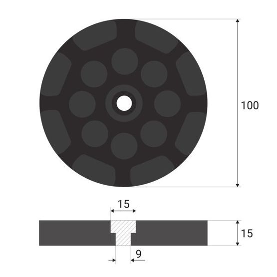 Rubber for AP-3000 / AP-4000 elevator - Stix