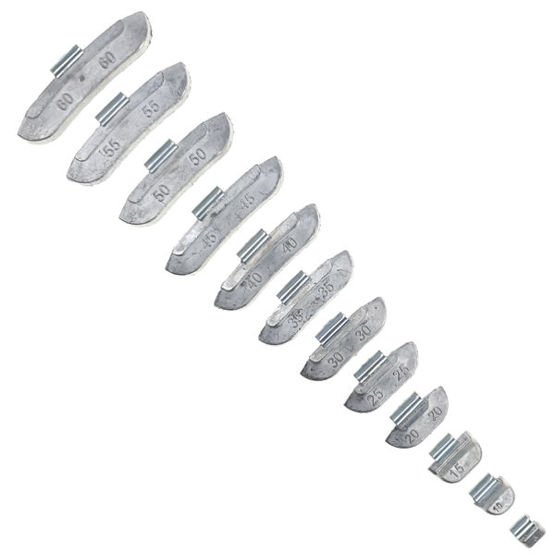 SPS STD PB/S (35 g, lead) scooped weights for steel rims - 50 pcs. - Stix