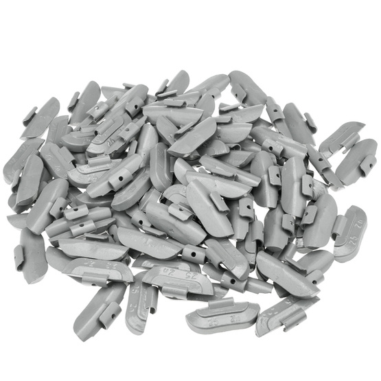 STD Zinc scooped weights for steel rims ZN/S 25g / 100 pcs. - Stix