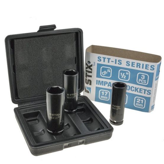 STT long socket set in case 17/19/21 - Stix Tool