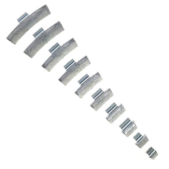 Scooped weights for aluminum rims SPS ALU PB/A (50 g, lead) - 50 pcs. - Stix