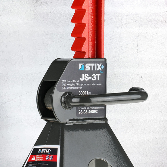 Stix Stands Workshop Supports 3T / 2pcs. + Kpl. of 2 rubbers for 3T workbenches - Stix