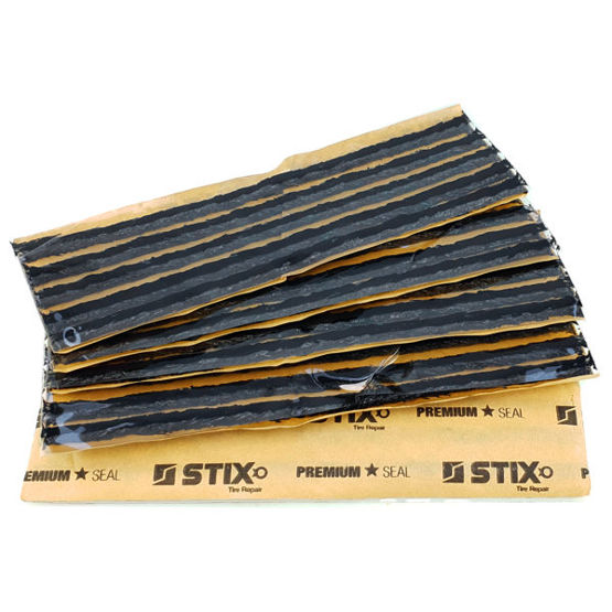 Tire repair butyl cords 6 mm (8" / 200 mm, black) 25 pcs - Stix