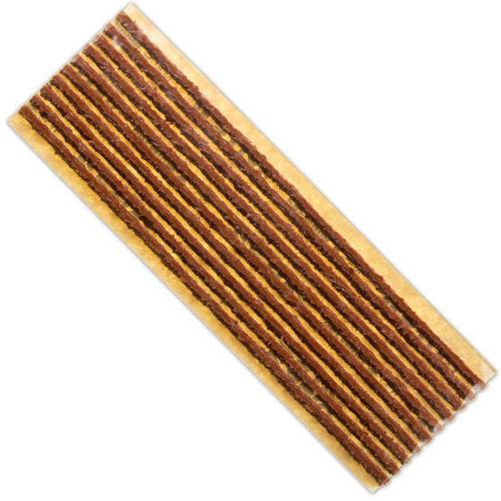 Tire repair butyl cords, thin 4 mm (8" / 200 mm, brown) 10 pcs - Stix