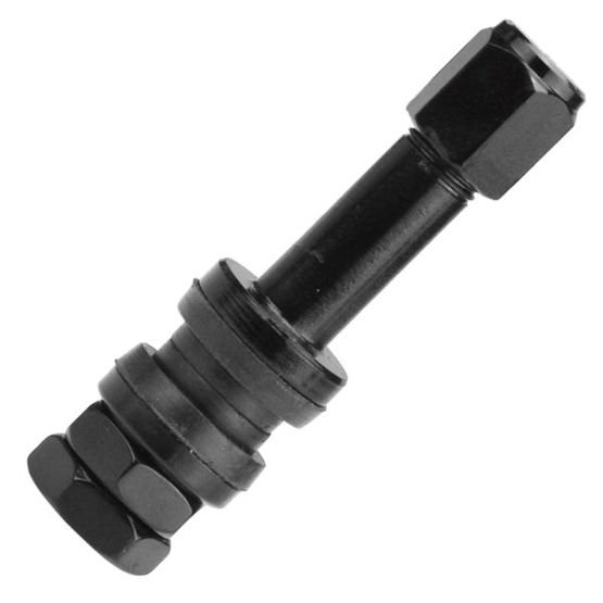 Valve for wheels X2 Series Black Edition (Clamp-in, aluminum TR48E) - 1 pcs. - Carbonado